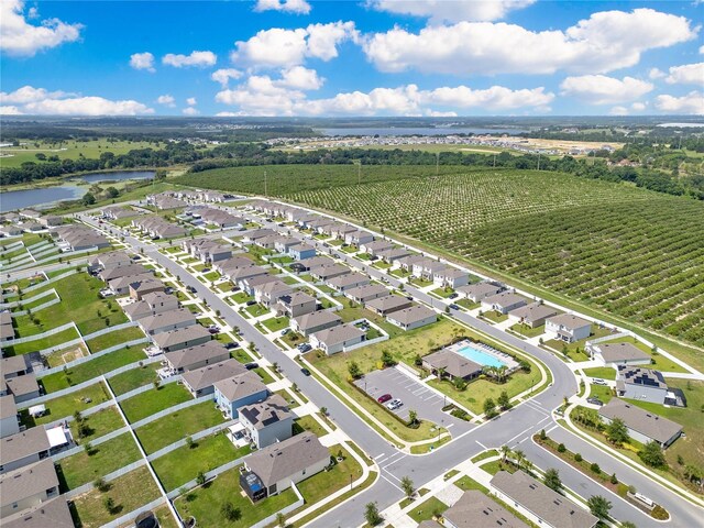 1854 Juneberry St, Clermont, FL 34715 - overview of rural landscape featuring extensive farmland and nearby suburban area