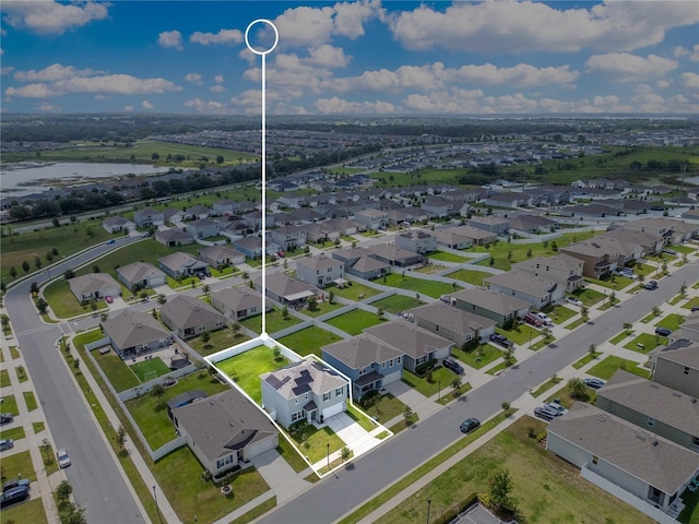1854 Juneberry St, Clermont, FL 34715 - aerial view of residential area featuring a nearby body of water