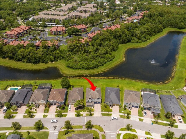 5161 Dove Tree St, Orlando, FL 32811 - aerial view of property's location with a nearby body of water and nearby suburban area