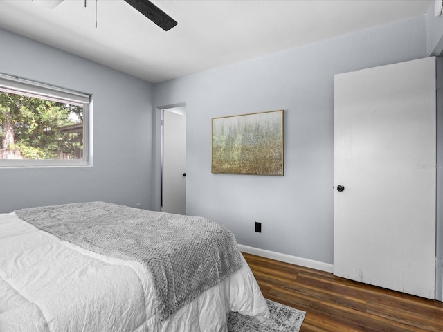 2244 Brookshire Ave, Winter Park, FL 32792 - bedroom featuring wood finished floors and ceiling fan