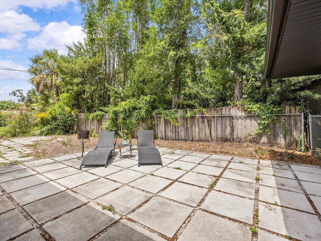 2244 Brookshire Ave, Winter Park, FL 32792 - fenced backyard with a patio area