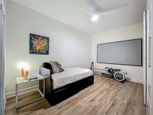 6336 Buford St Unit 207, Orlando, FL 32835 - bedroom featuring wood finished floors and ceiling fan