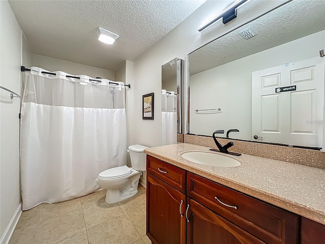 6336 Buford St Unit 207, Orlando, FL 32835 - full bath with vanity, tile patterned floors, and a textured ceiling