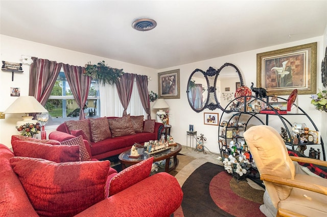 987 Alsup Dr, Rockledge, FL 32955 - living room featuring carpet