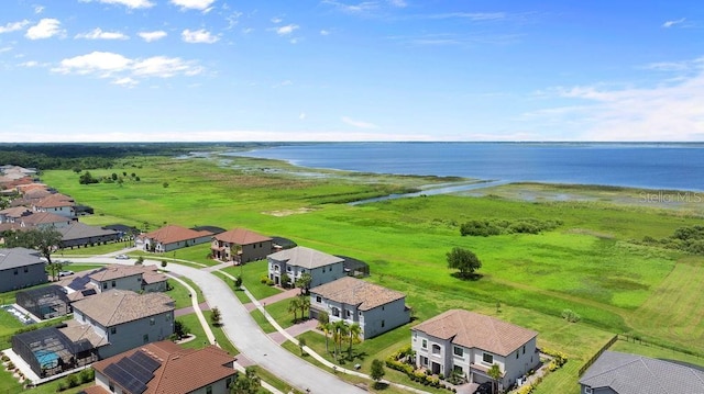 1551 Gateway Ln, Kissimmee, FL 34746 - aerial perspective of suburban area with a nearby body of water