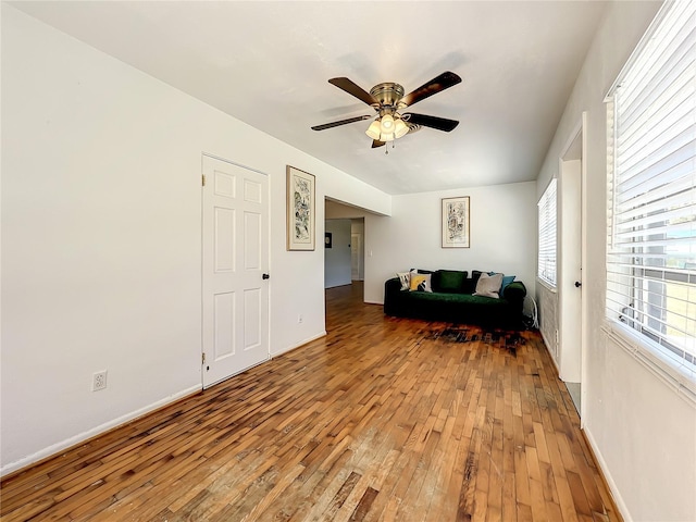 249 Spartan Dr, Maitland, FL 32751 - living room featuring light wood finished floors and ceiling fan