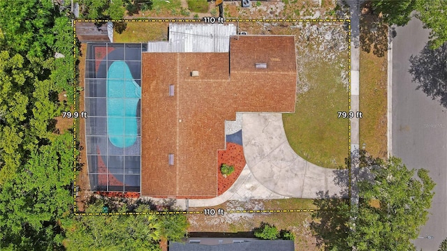 2804 Clearfield Ave, Orlando, FL 32808 - bird's eye view of a pool area