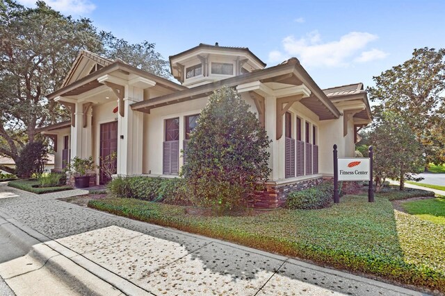 25537 High Hampton Cir, Sorrento, FL 32776 - view of front of home with stucco siding