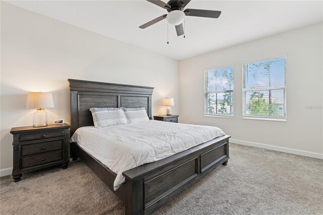 2279 Mountain Pine St, Ocoee, FL 34761 - bedroom with light colored carpet and ceiling fan