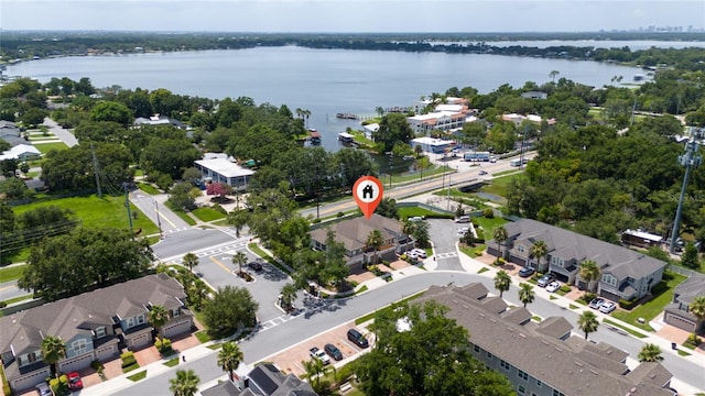 3508 Brighton Park Cir, Belle Isle, FL 32812 - aerial perspective of suburban area featuring a large body of water