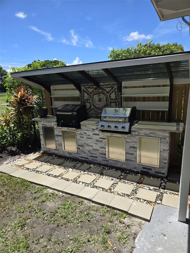 3869 Sienna Greens Ter, Lauderhill, FL 33319 - view of patio featuring area for grilling