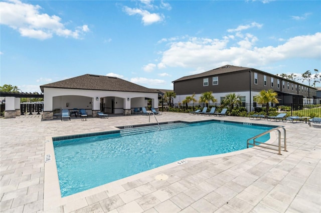 378 Cape Honeysuckle Pl, Sanford, FL 32771 - community pool featuring a patio