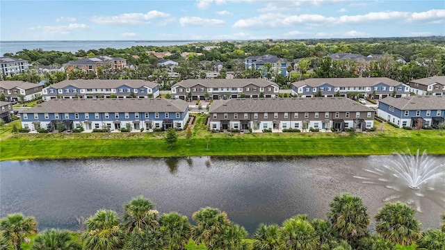 378 Cape Honeysuckle Pl, Sanford, FL 32771 - aerial perspective of suburban area featuring a nearby body of water