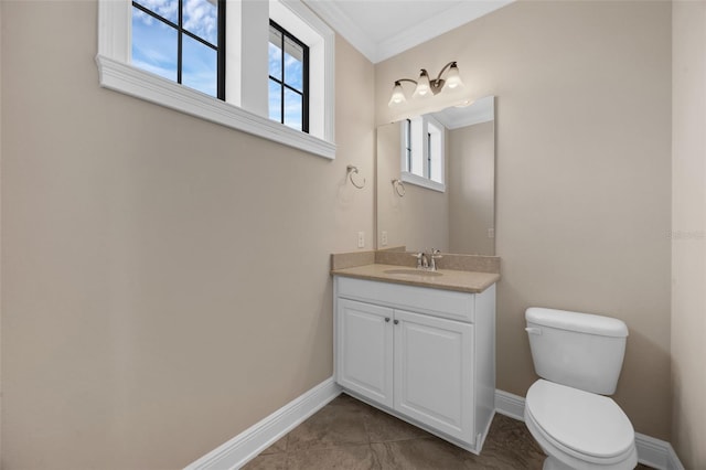 15344 Johns Lake Pointe Blvd, Winter Garden, FL 34787 - half bath with vanity and crown molding