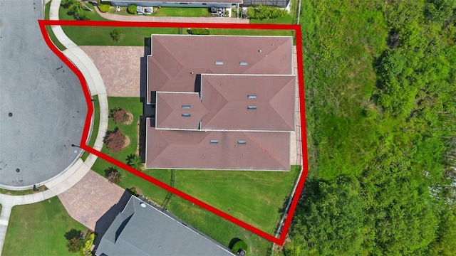 15344 Johns Lake Pointe Blvd, Winter Garden, FL 34787 - aerial overview of property's location featuring property boundaries highlighted