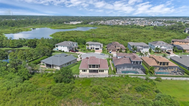 15344 Johns Lake Pointe Blvd, Winter Garden, FL 34787 - aerial view of property's location featuring nearby suburban area and a large body of water