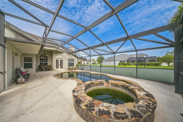 742 Seneca Trl, Saint Cloud, FL 34772 - view of pool with french doors, a patio, and a lanai