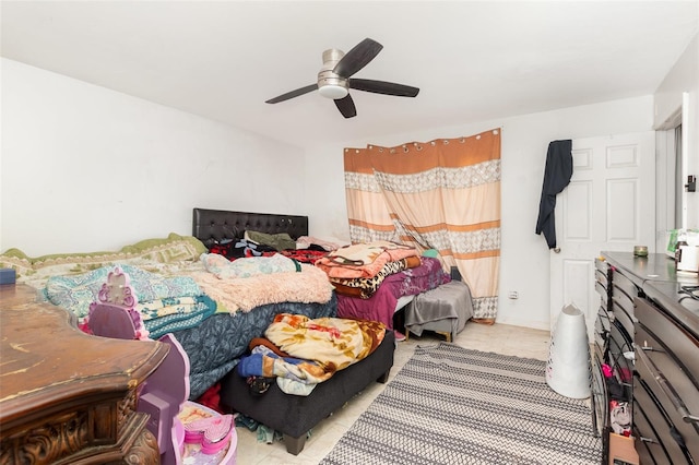 3280 Pinto Dr, Kissimmee, FL 34746 - bedroom featuring tile patterned floors and a ceiling fan