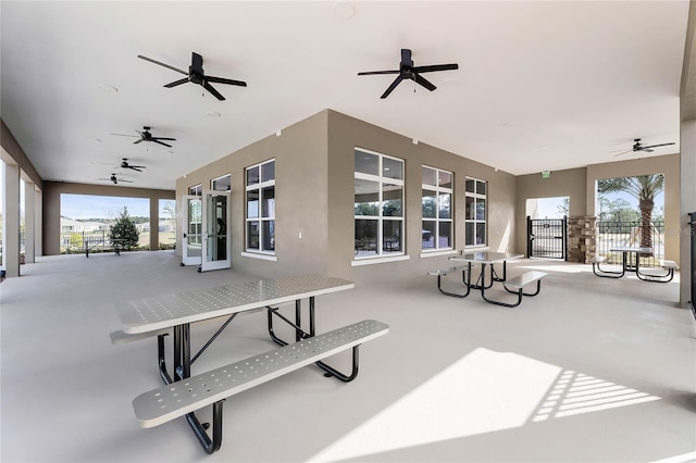 3224 Arch Ave, Ormond Beach, FL 32174 - view of patio with a ceiling fan