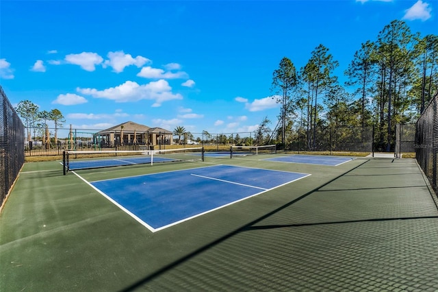 3224 Arch Ave, Ormond Beach, FL 32174 - view of tennis court
