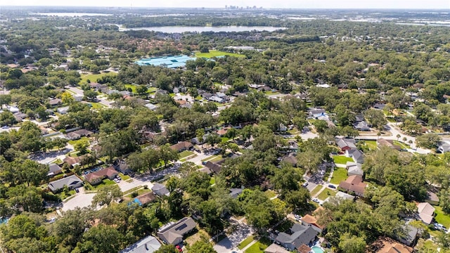 5177 Chesapeake Ave, Orlando, FL 32808 - aerial view of residential area featuring a large body of water