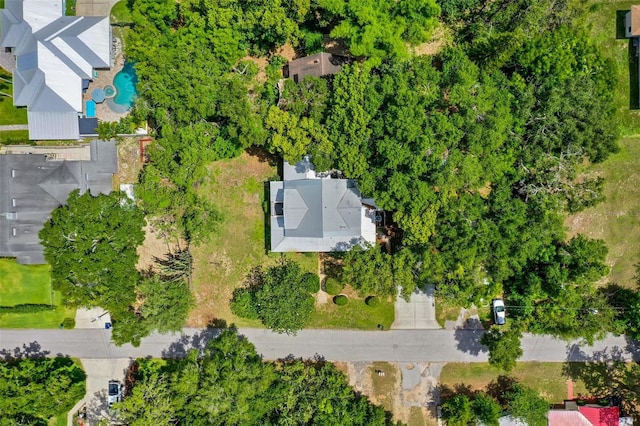 408 W Pearl St, Minneola, FL 34715 - drone / aerial view of a pool