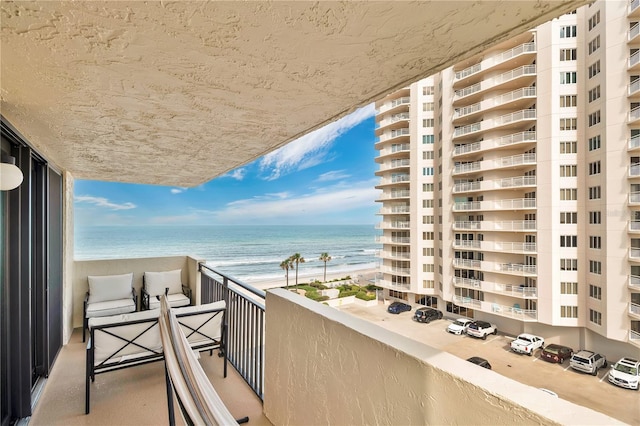 2947 S Atlantic Ave Unit 601, Daytona Beach, FL 32118 - balcony with view of water and beach