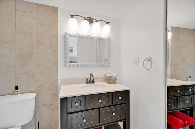 2947 S Atlantic Ave Unit 601, Daytona Beach, FL 32118 - bathroom featuring vanity and toilet