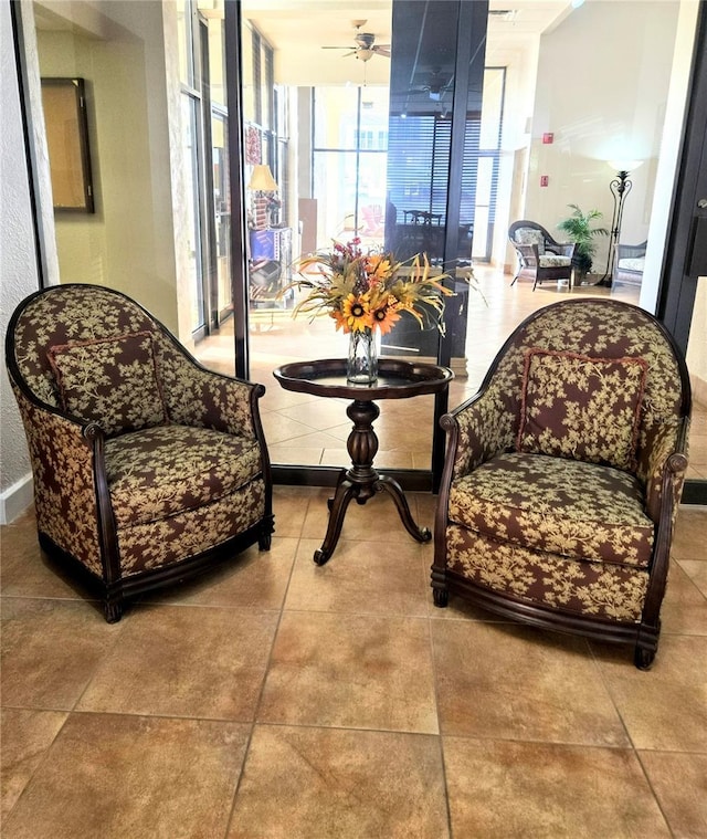 2947 S Atlantic Ave Unit 601, Daytona Beach, FL 32118 - lobby featuring a wall of windows