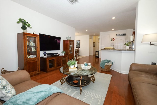 3574 La Jolla Dr, Clermont, FL 34711 - living area featuring wood finished floors and recessed lighting