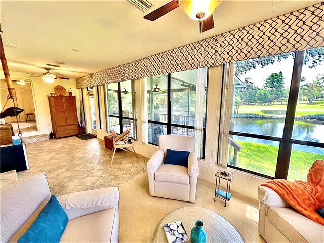 6836 Bittersweet Ln, Orlando, FL 32819 - sunroom with a water view