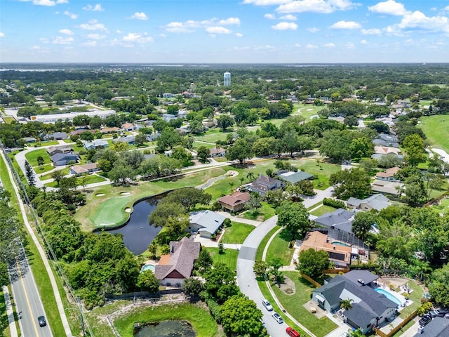6836 Bittersweet Ln, Orlando, FL 32819 - aerial perspective of suburban area with a large body of water and a local golf course