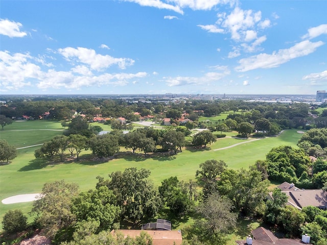 6836 Bittersweet Ln, Orlando, FL 32819 - bird's eye view of a golf course and a tree filled landscape