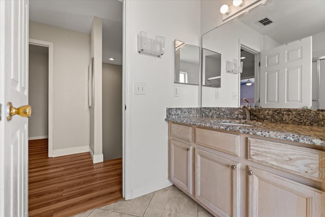 5200 Sunset Canyon Dr, Kissimmee, FL 34758 - bathroom with vanity and tile patterned floors