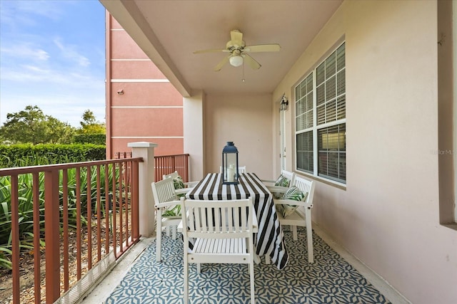 5012 Shoreway Loop Unit 10107, Orlando, FL 32819 - balcony with ceiling fan