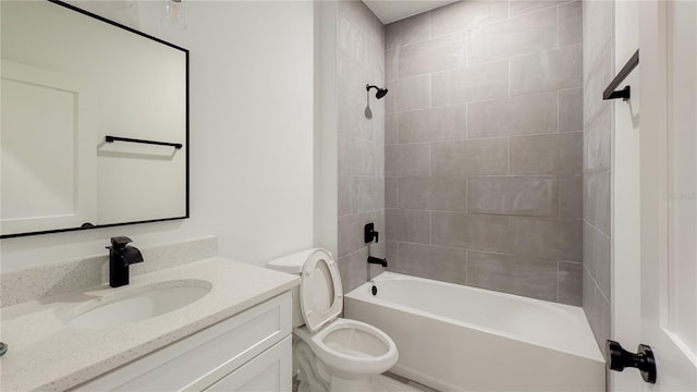 2486 W Magenta Dr, Citrus Springs, FL 34434 - full bathroom featuring vanity and  shower combination
