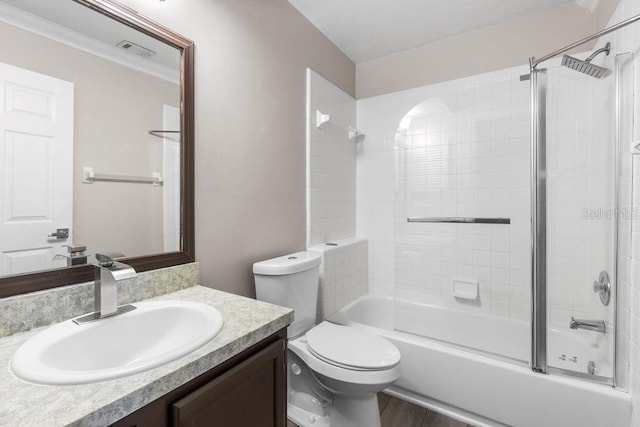 2825 NW 104th Ct Unit B, Gainesville, FL 32606 - bathroom with vanity, washtub / shower combination, and toilet