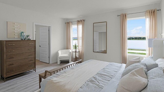 3585 Roden Rd, Haines City, FL 33844 - bedroom featuring light wood-type flooring
