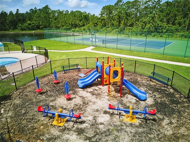 436 Caraway Dr, Kissimmee, FL 34759 - communal playground featuring a water view