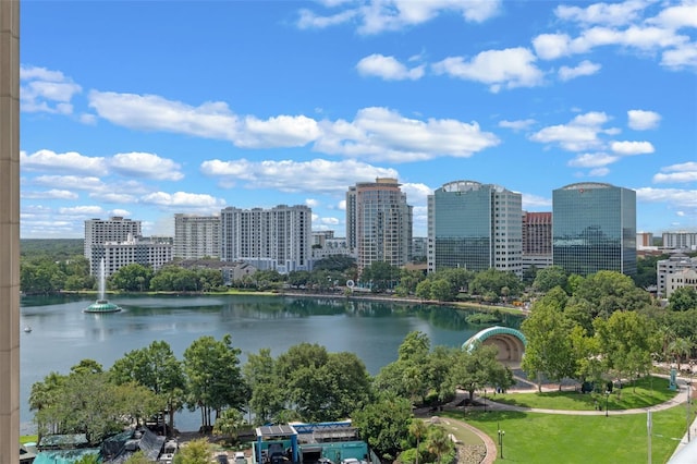 150 E Robinson St Unit 1023, Orlando, FL 32801 - water view featuring skyline