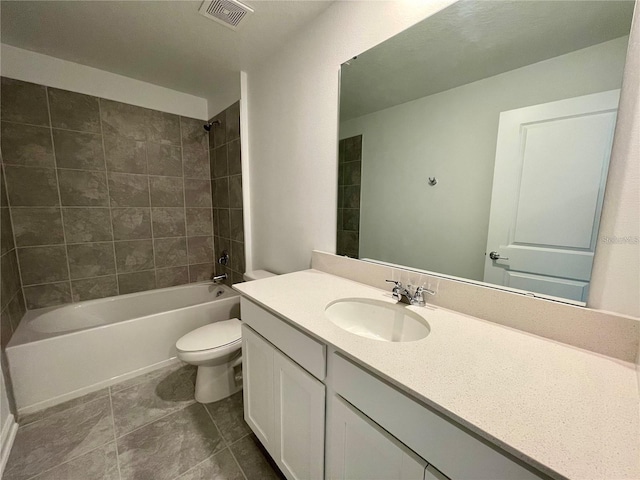 15579 Water Spring Blvd, Winter Garden, FL 34787 - full bathroom with vanity, shower / bathtub combination, and tile patterned flooring