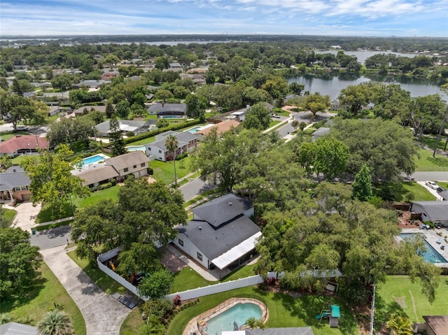 1105 Appleton Ave, Orlando, FL 32806 - aerial perspective of suburban area featuring a large body of water and a pool