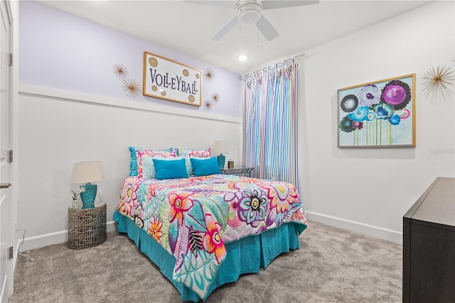 363 Miro Dr, Davenport, FL 33837 - carpeted bedroom featuring baseboards and ceiling fan