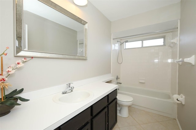 2205 Wyndam Way, Kissimmee, FL 34743 - bathroom with vanity, shower / bath combination, and tile patterned flooring