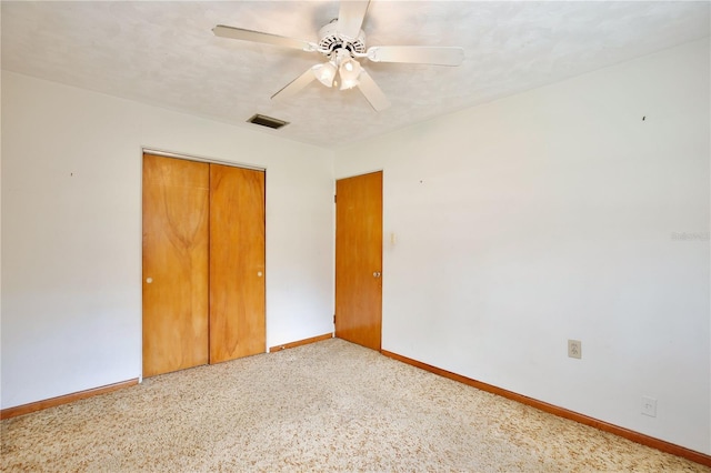1607 Lindale Ave, Eustis, FL 32726 - unfurnished bedroom with a closet and ceiling fan