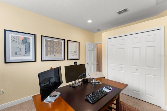 600 Egret Place Dr, Winter Garden, FL 34787 - carpeted office space featuring baseboards and recessed lighting