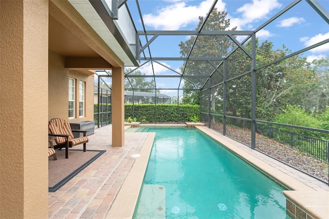 600 Egret Place Dr, Winter Garden, FL 34787 - view of pool featuring a patio area and glass enclosure