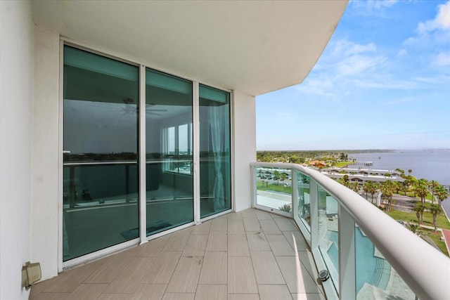 241 Riverside Dr Unit 902, Holly Hill, FL 32117 - balcony with a water view