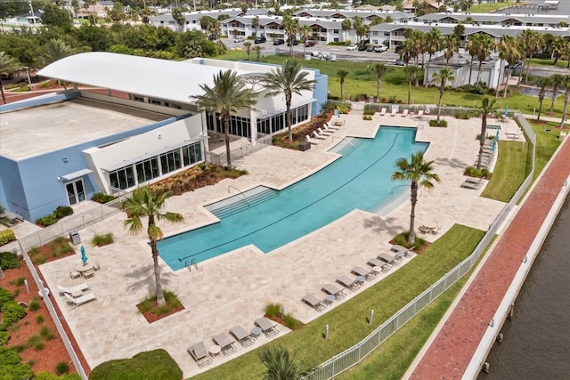 241 Riverside Dr Unit 902, Holly Hill, FL 32117 - community pool with a residential view
