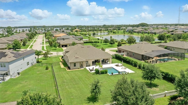 2118 Whiting Trl, Orlando, FL 32820 - aerial view of residential area with a large body of water and a pool